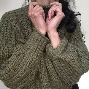 Green Knit Sweater